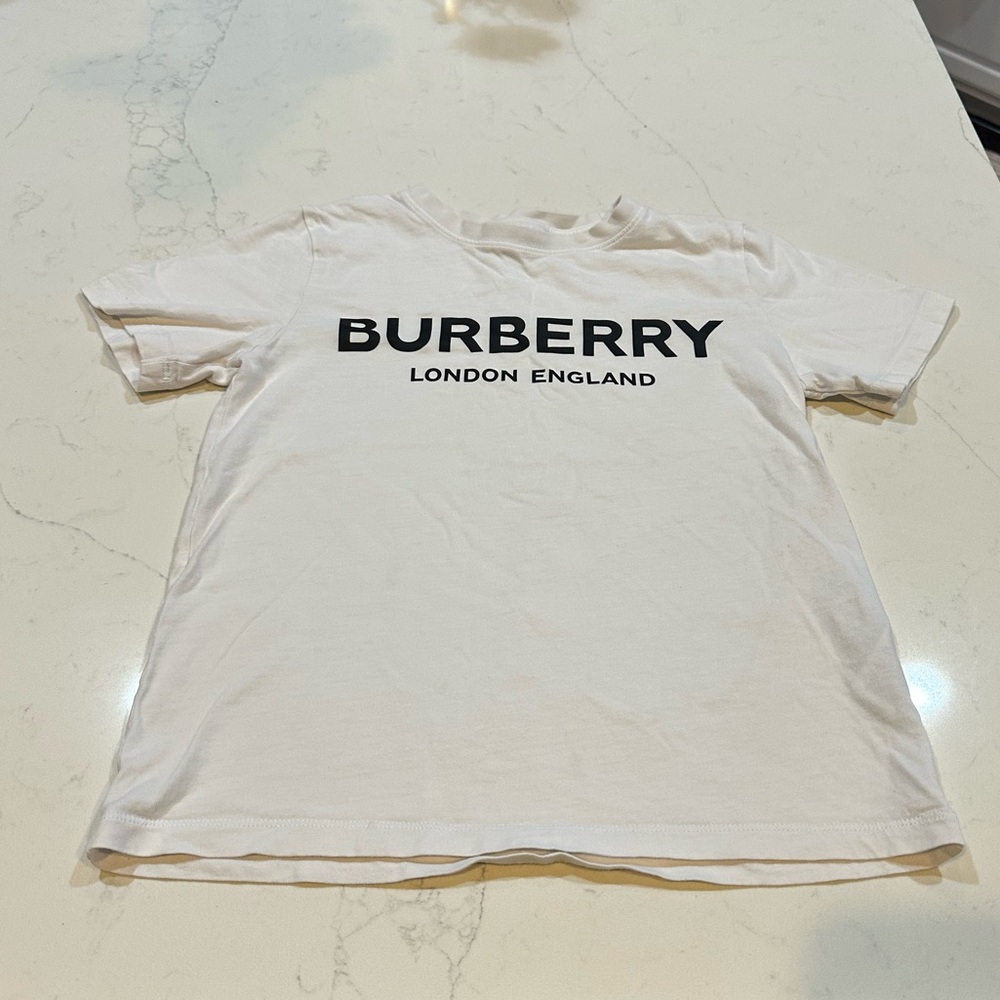 Burberry London children youth size s/m t shirt
